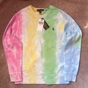 Ralph Lauren girls size 10 tie dye pull over.